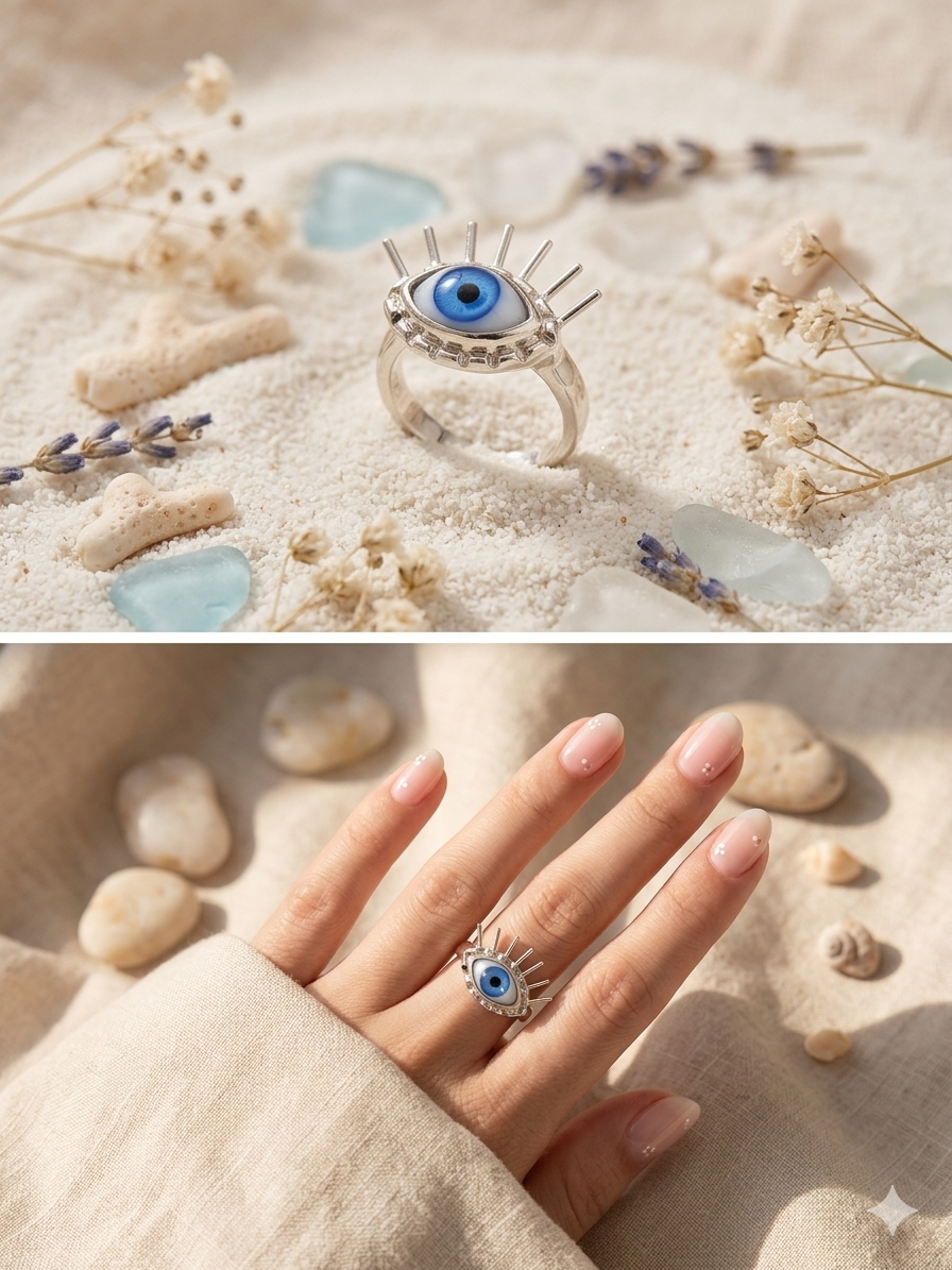ANILLO OJO TURCO, AJUSTABLE